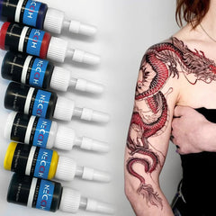 NECCIH 1/6 oz 7-Color Tattoo Ink Set