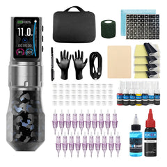 NECCIH ChromaStrike Wireless Tattoo Machine Starter Kit for Beginners