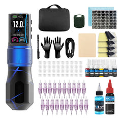 NECCIH ChromaStrike Wireless Tattoo Machine Starter Kit for Beginners