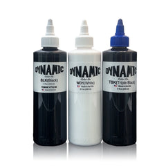 8 oz Professional Tattoo Ink 3 Bottle Set