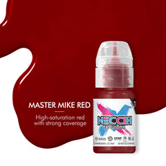 NECCIH Master Mike Red Tattoo Ink