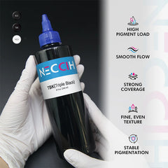 NECCIH 8 oz Professional Black Tattoo Ink