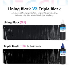 NECCIH 8 oz Professional Black Tattoo Ink